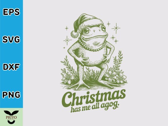 Christmas Has Me All Agog Funny T-shirt: Embroidery Review