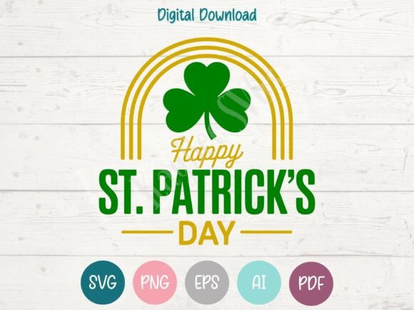 Happy St Patricks Day Graphics for T-Shirt Designs