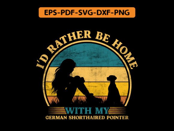 I'd Rather Be Home Graphics & T-Shirt Designs