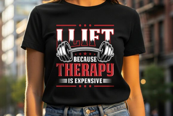 I Lift Because Therapy Is Expensive Gym Graphics