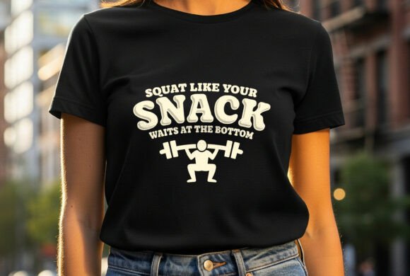 Squat Like Your Snack Waits Below Graphics