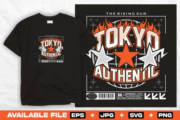 Tokyo Urban Streetwear Graphics & T-Shirt Designs